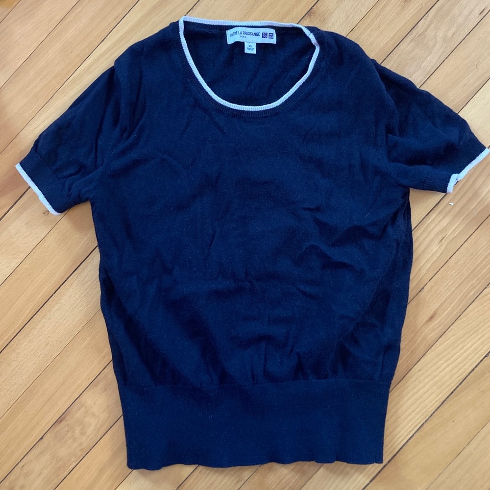 Uniqlo Ines de la Fressange short sleeve sweater, xs
